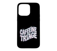 Custodia per iPhone 15 Pro Max Retro ER Nurse Caffeine & Triage Medical