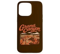 Custodia per iPhone 15 Pro Max Retro Grand Canyon National Park Vintage Style 80s
