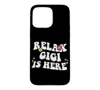 Custodia per iPhone 15 Pro Max Retro Groovy Relax GIGI Is Here Funny Mother's Day Nome