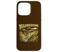 Custodia per iPhone 15 Pro Max Retro Yellowstone National Park Vintage Style Classic