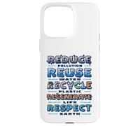 Custodia per iPhone 15 Pro Max Ridurre il riutilizzo Riciclare Educazione Ambientale In