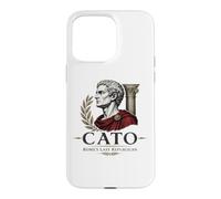 Custodia per iPhone 15 Pro Max Ritratto del senatore stoico di Catone il Giovane Roma Antica