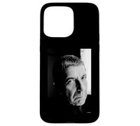Custodia per iPhone 15 Pro Max Ritratto di Leonard Cohen di Hallelujah Cantautore di AJ Barratt