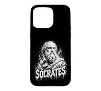 Custodia per iPhone 15 Pro Max Ritratto filosofo greco antico Socrate