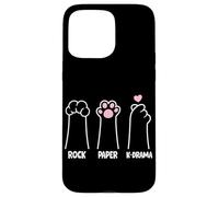 Custodia per iPhone 15 Pro Max Rock Paper K-Drama Divertente fan del dramma coreano Amante di Kdrama