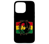 Custodia per iPhone 15 Pro Max Roots Reggae Baby Rasta Bandiera Rastafari Leone di Juda