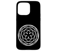 Custodia per iPhone 15 Pro Max Rosa di Venere Pentagramma di Venere Simbolo Sacro