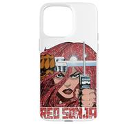 Custodia per iPhone 15 Pro Max Rosso Sonja Walter Simonson Comic Legends Redhead Art Warrior