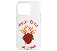Custodia per iPhone 15 Pro Max Sacro Cuore di Gesù Immagine