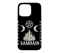 Custodia per iPhone 15 Pro Max Samhain Wicca Wiccan Witchy Vibes Festival celtico di Halloween