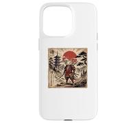 Custodia per iPhone 15 Pro Max Samurai Axolotl Japanese Vintage Funny Gifts Graphic Art