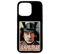 Custodia per iPhone 15 Pro Max Samurai giapponese Ukiyo-e Anime Retro Giappone Bushido Souvenir