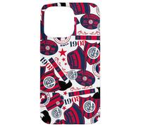 Custodia per iPhone 15 Pro Max San Lorenzo de Almagro - Dale Ciclone Pattern Design