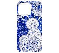 Custodia per iPhone 15 Pro Max Santa Anna Maria Patrona dei Bambini Madri Cattolica