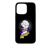Custodia per iPhone 15 Pro Max Save Ukraine - Stop Russia - Stop alla guerra in Ucraina