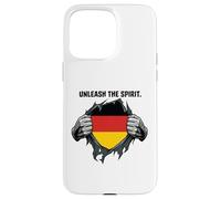 Custodia per iPhone 15 Pro Max Scatena lo Spirito tedesco Chest Rip