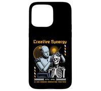 Custodia per iPhone 15 Pro Max Sci Fi Creative Synergy AI Umani Innovare Insieme