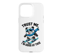 Custodia per iPhone 15 Pro Max Sciare Panda Cartoon Sport Invernali Fidati Im Bravo A Questo