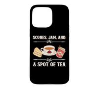 Custodia per iPhone 15 Pro Max Scones Jam English Tea Rituale Lover Pomeriggio British Tea