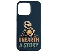 Custodia per iPhone 15 Pro Max Scoprire una storia T-Rex Leggere un libro