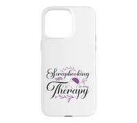 Custodia per iPhone 15 Pro Max Scrapbooking is My Therapy Paper Crafting Scrapbooking
