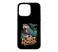 Custodia per iPhone 15 Pro Max Scuola di volo Squawk e lancio Parrot Drone