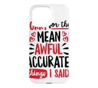 Custodia per iPhone 15 Pro Max Scusa per le cose cattive e accurate che ho detto Doodle