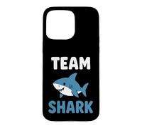 Custodia per iPhone 15 Pro Max Shark Lover Ocean Animal Marine Life Funny Cute Team Shark