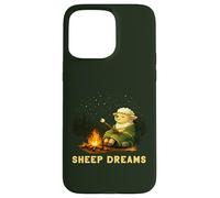 Custodia per iPhone 15 Pro Max Sheep Dreams - Campfire Marshmallow Camping