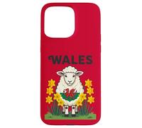 Custodia per iPhone 15 Pro Max Sheep Support Galles St Davids Day Design