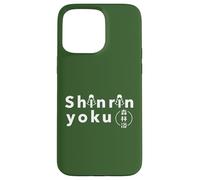 Custodia per iPhone 15 Pro Max Shinrin-yoku: Bagno nella foresta & Terapia Zen