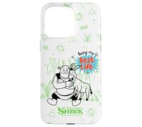 Custodia per iPhone 15 Pro Max Shrek Living My Best Life