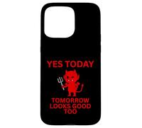 Custodia per iPhone 15 Pro Max Sì Oggi. Satana.