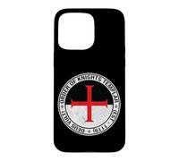 Custodia per iPhone 15 Pro Max Sigillo della bandiera dell'Ordine dei Templari
