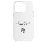 Custodia per iPhone 15 Pro Max Simpatica zebra per la consapevolezza delle malattie rare per donne, uomini, bambini