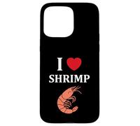 Custodia per iPhone 15 Pro Max Small Crustacean Shrimp Cute Minimalist i love Shrimp