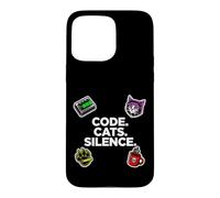 Custodia per iPhone 15 Pro Max Software Engineer Introvert Code Cats Silence