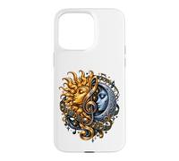 Custodia per iPhone 15 Pro Max Sole & Luna Musicista & Musica Chiave Violino Chitarrista