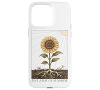 Custodia per iPhone 15 Pro Max Solo Un Raggio Di Sole Girasole Giallo Estate Sunshine