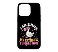 Custodia per iPhone 15 Pro Max Sono semplicemente il figlio femmina di mio padre