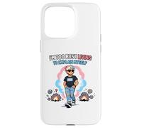 Custodia per iPhone 15 Pro Max SONO TROPPO OCCUPATO VIVERE PER SPIEGARMI Trans Pride