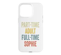 Custodia per iPhone 15 Pro Max SOPHIE Personalized Retro Girls Part-Time SOPHIE Name