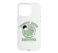Custodia per iPhone 15 Pro Max SOPRAVVIVENZA AL MAL DI TUMMY Il mio stomaco fa male Meme divertente