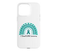 Custodia per iPhone 15 Pro Max Sostengo i sopravvissuti alla consapevolezza delle aggressioni sessuali Boho Rainbow
