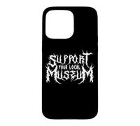Custodia per iPhone 15 Pro Max Sostieni il tuo curatore del museo locale Death Metal Halloween