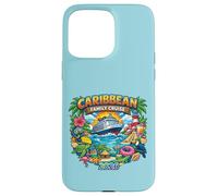 Custodia per iPhone 15 Pro Max Souvenir avventura tropicale con crociera in famiglia ai Caraibi 2026
