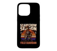 Custodia per iPhone 15 Pro Max Spaventapasseri Stagione Field Guardian Halloween Horror