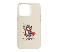 Custodia per iPhone 15 Pro Max Sperimentiamo all'alba divertente insegnante di scienze procione