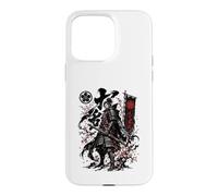 Custodia per iPhone 15 Pro Max Spirito guerriero samurai solitario di Tenka