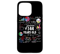 Custodia per iPhone 15 Pro Max Square Root Of 144 12th Birthday 12 Year Old Math Nerd